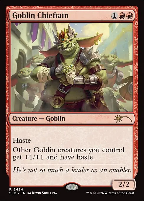 Goblin Chieftain 「SLD/2424」「EN」