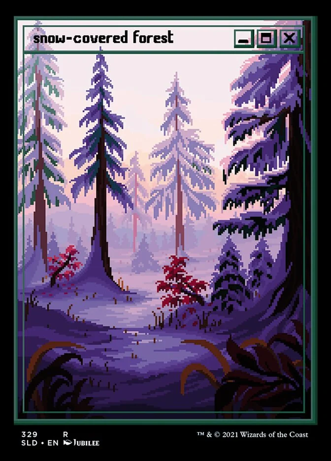 Snow-Covered Forest 「SLD/329」「EN」