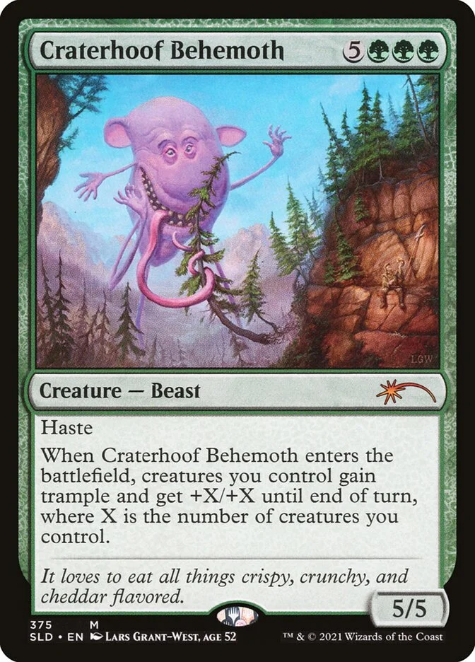 Craterhoof Behemoth 「SLD/375」「EN」