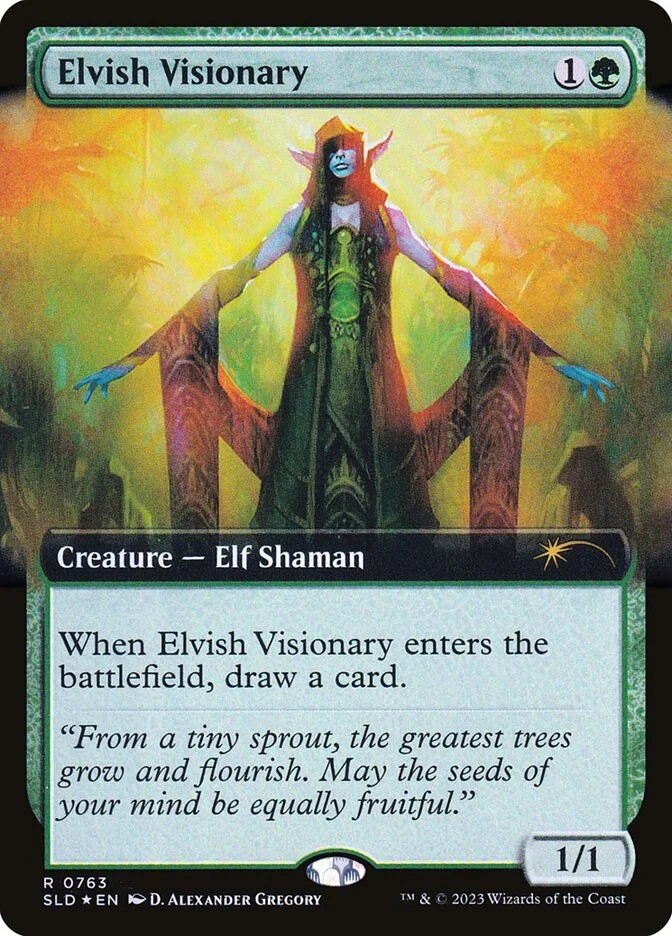 Elvish Visionary 「SLD/763」「EN」