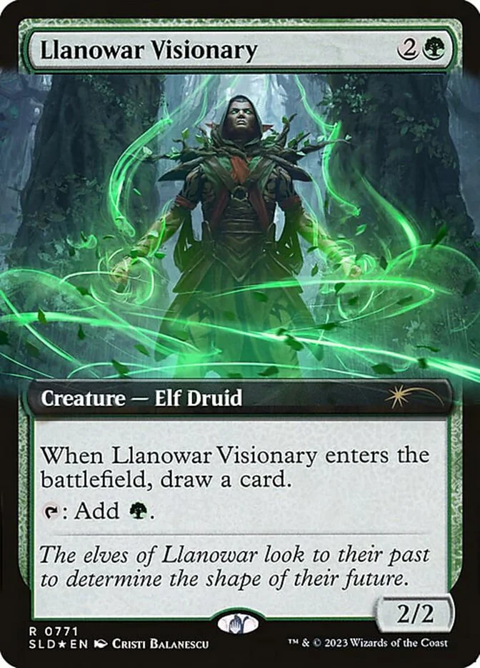 Llanowar Visionary 「SLD/771」「EN」
