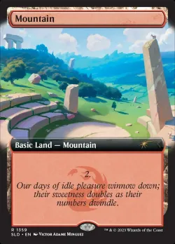 Mountain #1359 · Magic: The Gathering