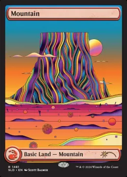 Mountain #1481 · Magic: The Gathering