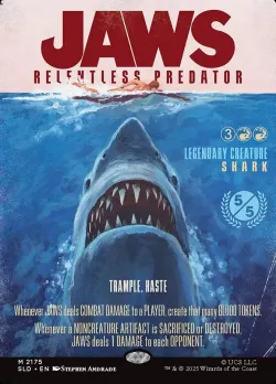 Jaws, Relentless Predator #2175 · Magic: The Gathering