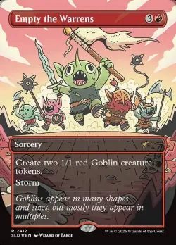 Empty the Warrens #2412 · Magic: The Gathering