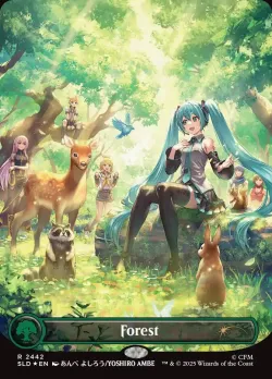 Forest #2442 · Magic: The Gathering