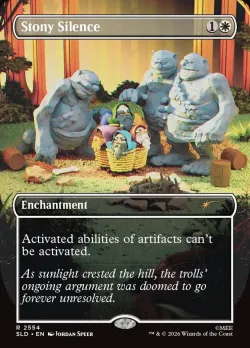 Stony Silence #2554 · Magic: The Gathering