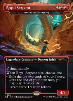 Atsushi, the Blazing Sky #2814 · Magic: The Gathering
