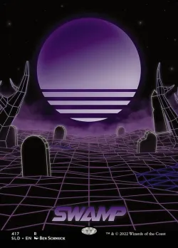 Swamp #417 · Magic: The Gathering