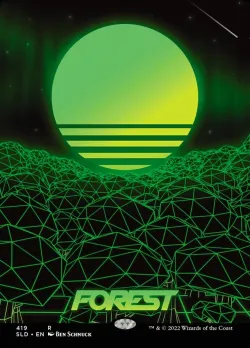 Forest #419 · Magic: The Gathering