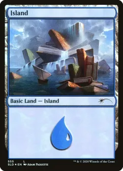 Island #555 · Magic: The Gathering
