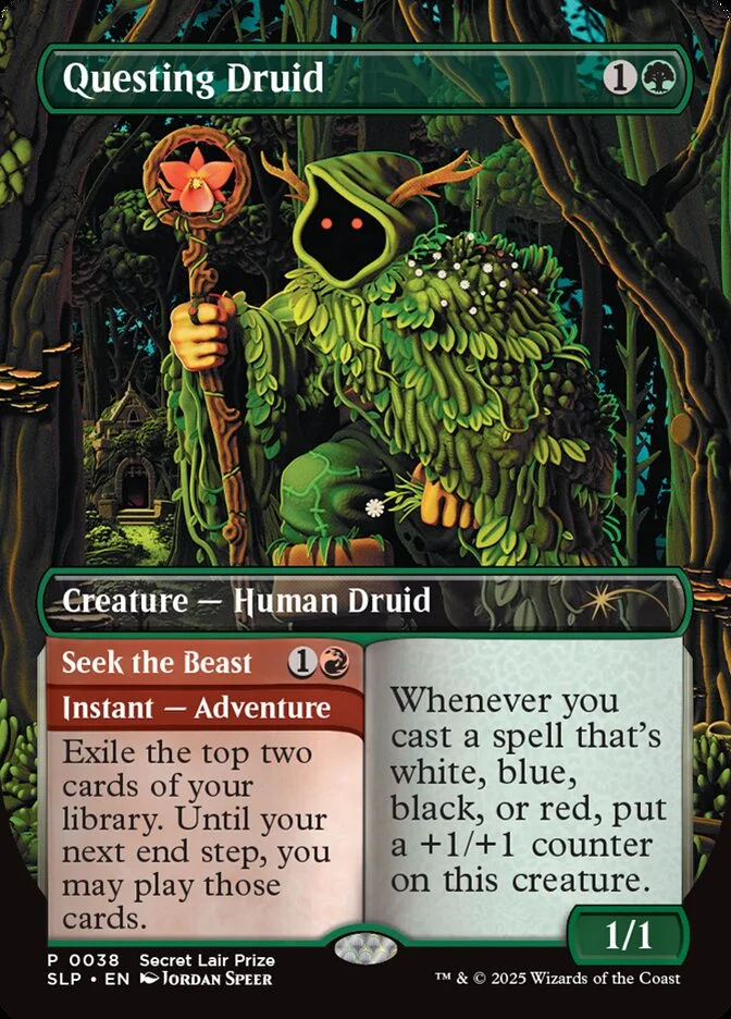 Questing Druid // Seek the Beast 「SLP/38」「EN」