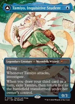 Tamiyo, Inquisitive Student // Tamiyo, Seasoned Scholar 「SLP/49」「EN」
