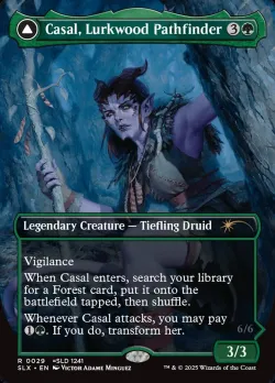 Casal, Lurkwood Pathfinder // Casal, Pathbreaker Owlbear 「SLX/29」「EN」