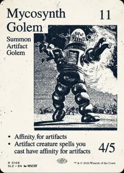 Mycosynth Golem #108 · Magic: The Gathering