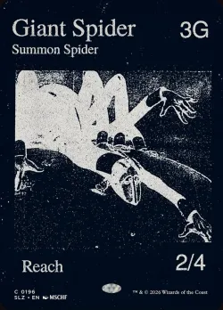 Giant Spider #196 · Magic: The Gathering