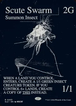 Scute Swarm #205 · Magic: The Gathering