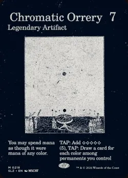 Chromatic Orrery #218 · Magic: The Gathering
