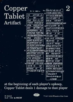 Copper Tablet #222 · Magic: The Gathering