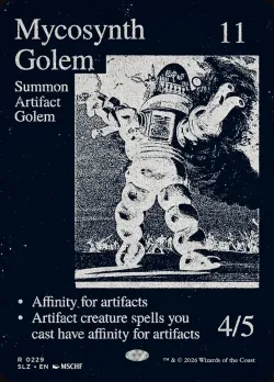 Mycosynth Golem #229 · Magic: The Gathering