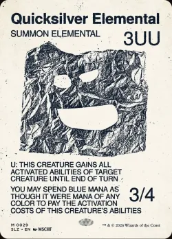 Quicksilver Elemental #29 · Magic: The Gathering