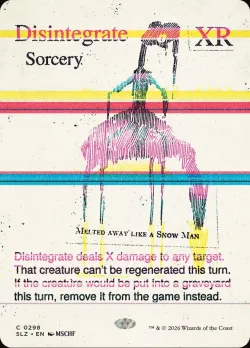 Disintegrate #298 · Magic: The Gathering