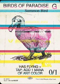 Birds of Paradise #313 · Magic: The Gathering