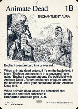 Animate Dead #34 · Magic: The Gathering