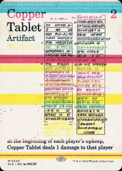 Copper Tablet #343 · Magic: The Gathering