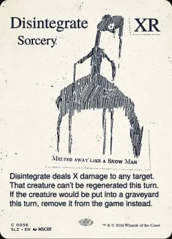 Disintegrate #56 · Magic: The Gathering