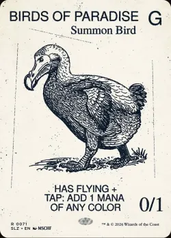 Birds of Paradise #71 · Magic: The Gathering