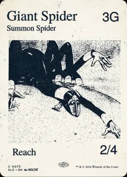 Giant Spider #75 · Magic: The Gathering