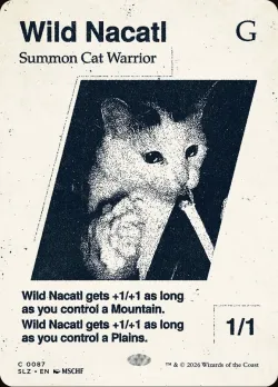 Wild Nacatl #87 · Magic: The Gathering