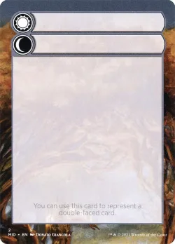 Double-Faced Substitute Card #2 · Magic: The Gathering