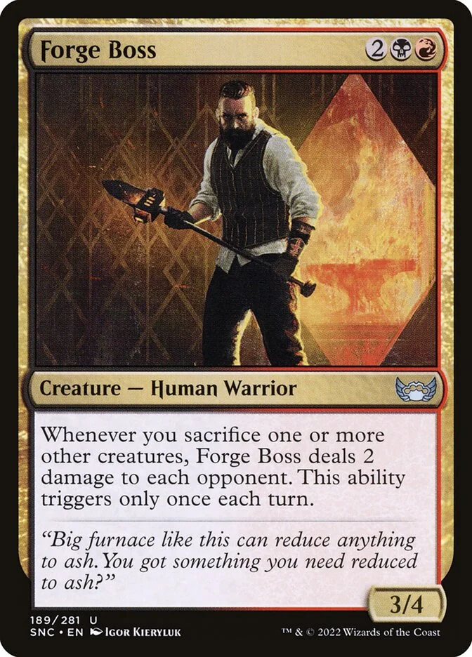 Forge Boss 「SNC/189」「EN」