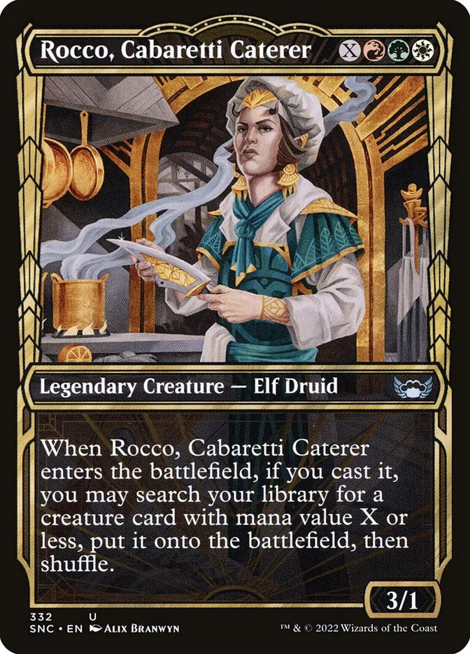 Rocco, Cabaretti Caterer 「SNC/332」「EN」