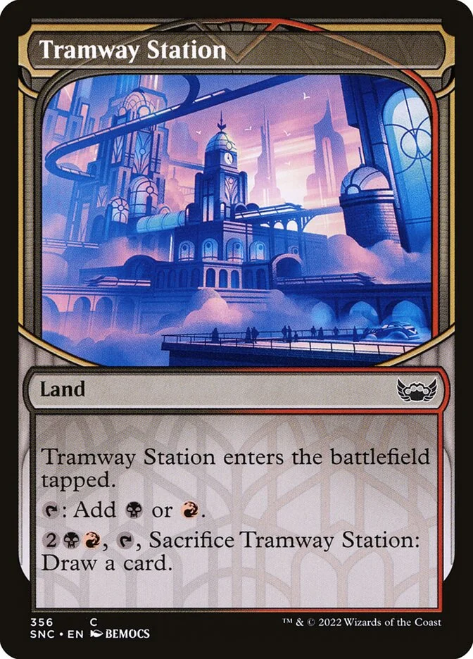 Tramway Station 「SNC/356」「EN」