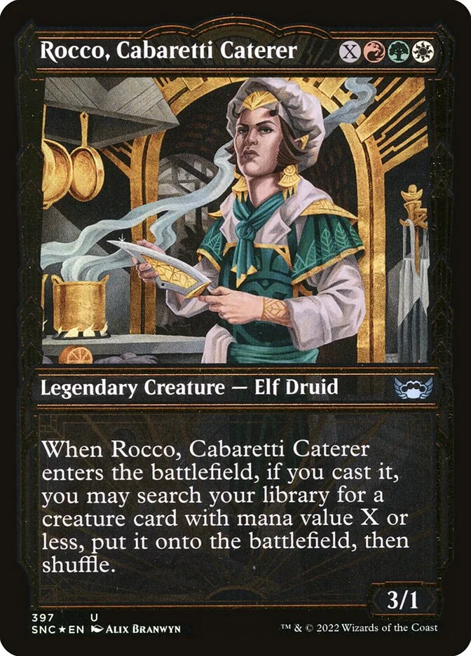 Rocco, Cabaretti Caterer 「SNC/397」「EN」