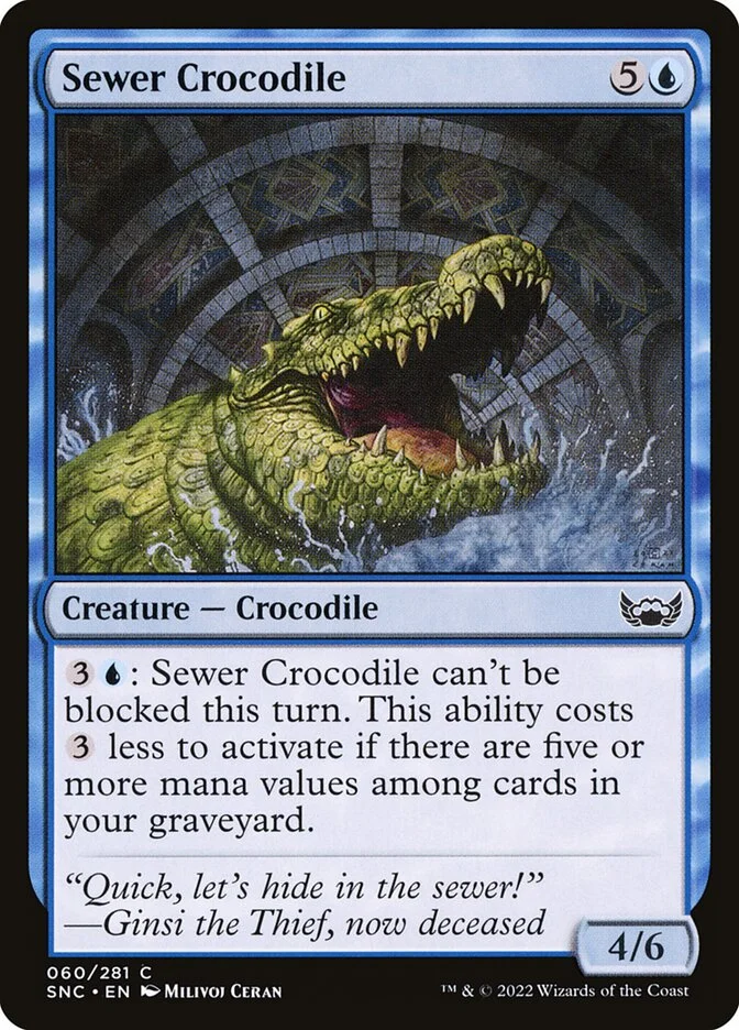 Sewer Crocodile 「SNC/60」「EN」