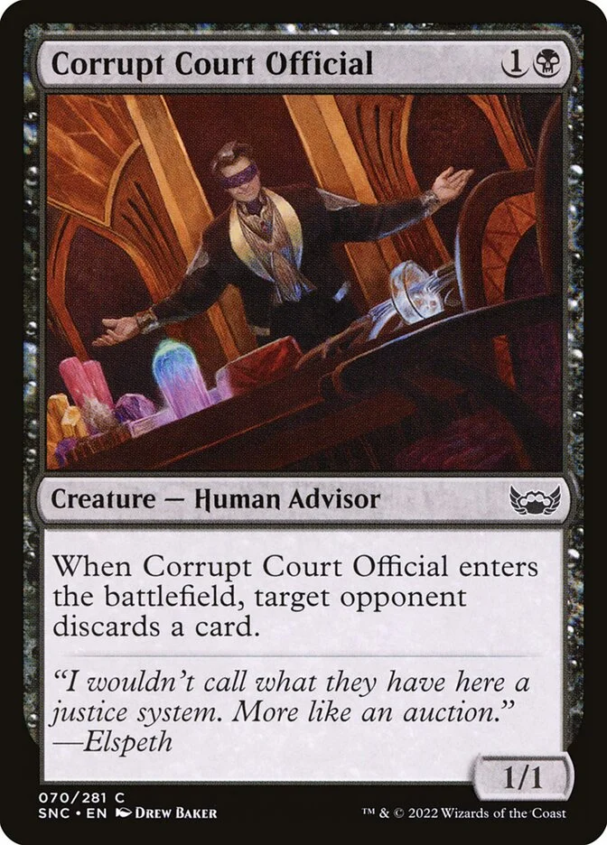 Corrupt Court Official 「SNC/70」「EN」