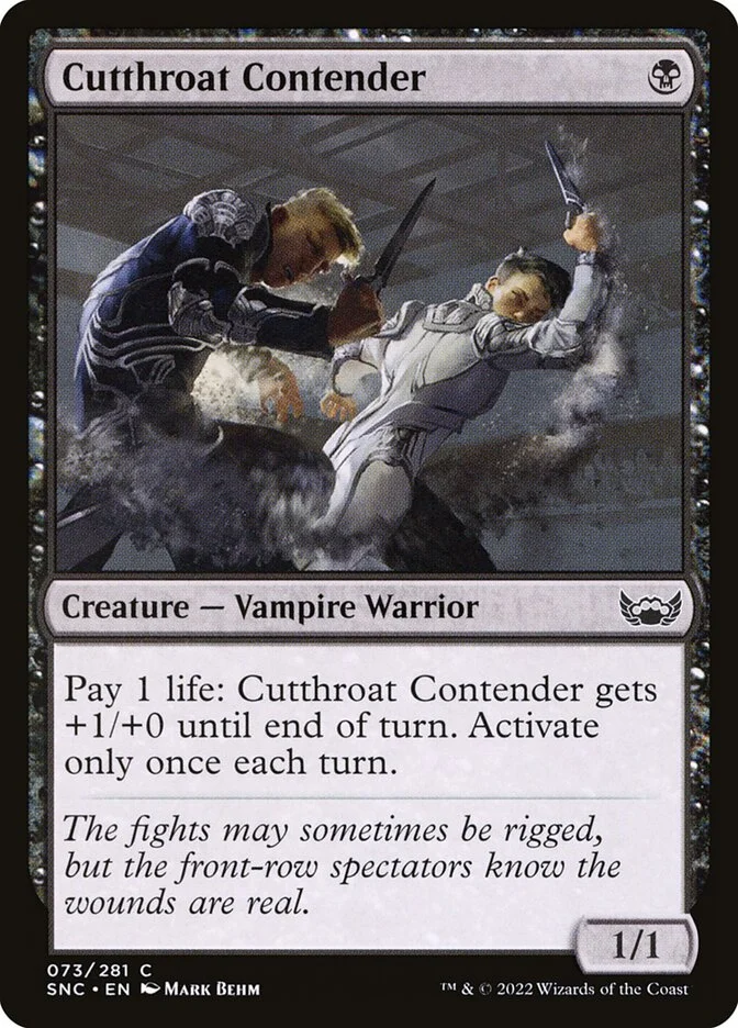 Cutthroat Contender 「SNC/73」「EN」