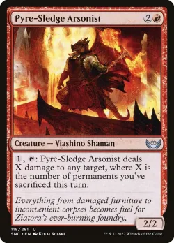 Pyre-Sledge Arsonist #118 · Magic: The Gathering