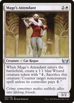 Mage's Attendant #21 · Magic: The Gathering