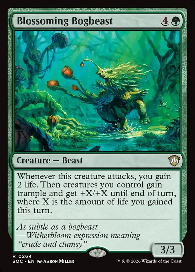 Blossoming Bogbeast 「SOC/264」「EN」