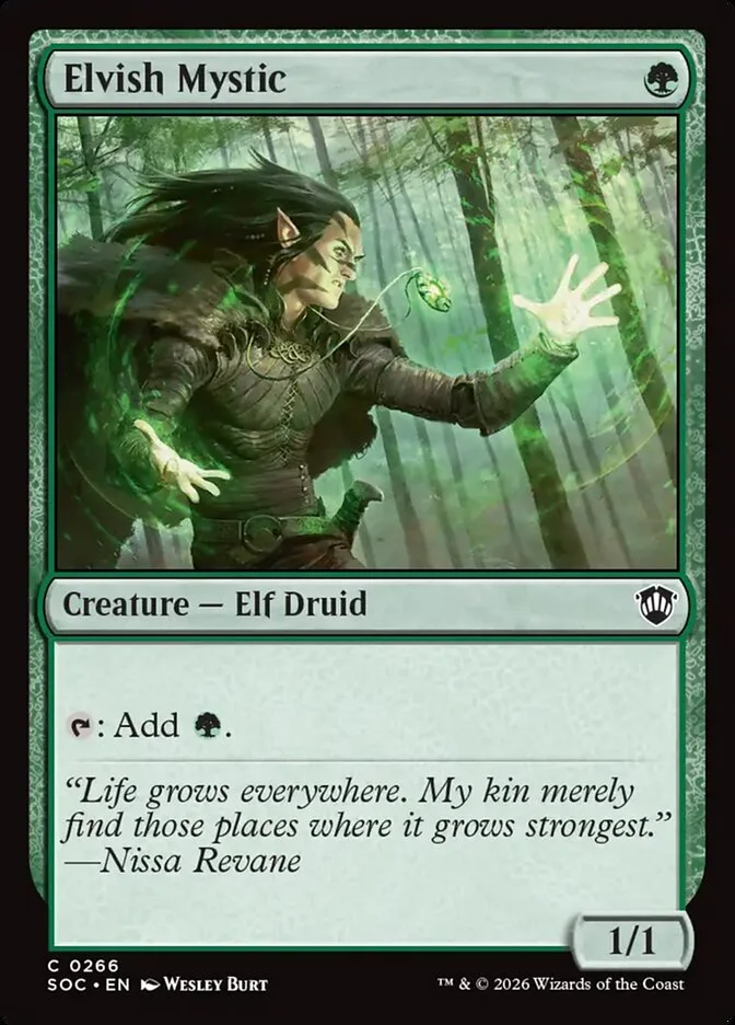 Elvish Mystic 「SOC/266」「EN」
