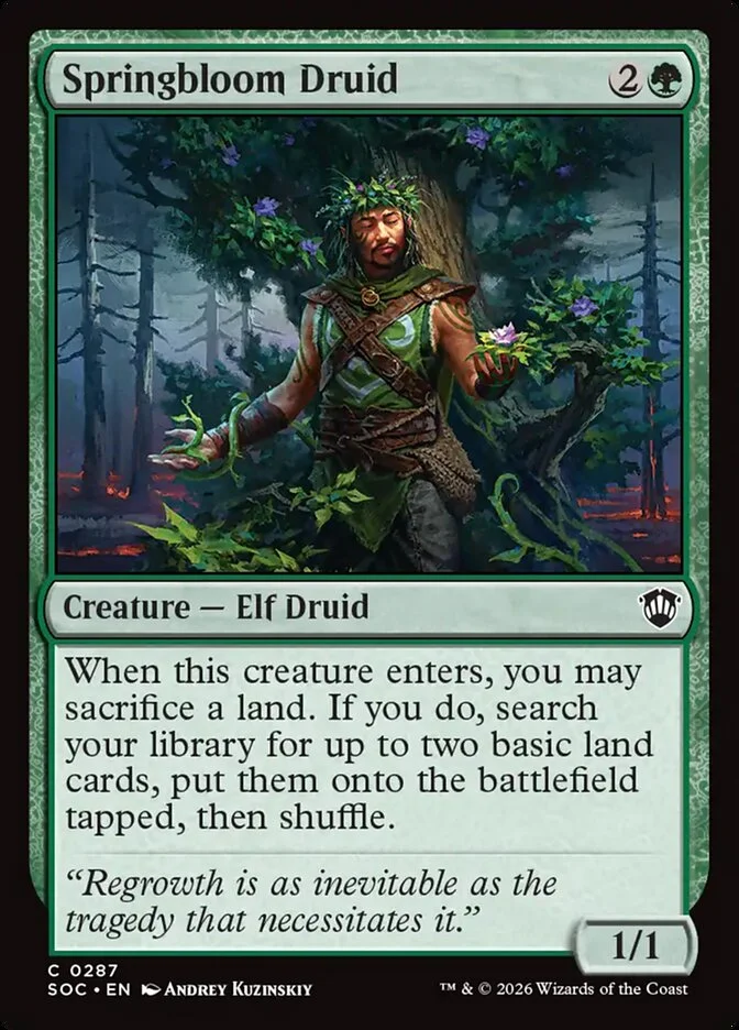 Springbloom Druid 「SOC/287」「EN」