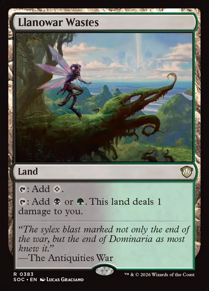 Llanowar Wastes 「SOC/383」「EN」