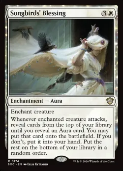 Songbirds' Blessing #174 · Magic: The Gathering