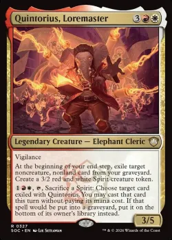 Quintorius, Loremaster #327 · Magic: The Gathering