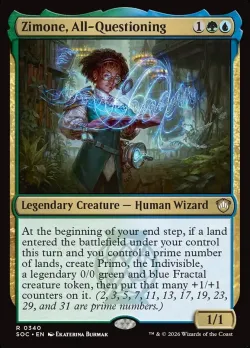 Zimone, All-Questioning #340 · Magic: The Gathering